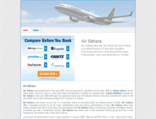 Tablet Screenshot of airsahara.co.in